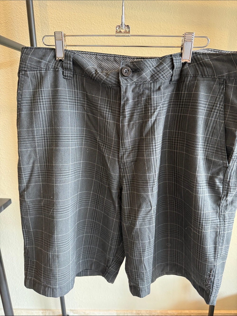Men's O’Neill Gray Plaid Casual Shorts